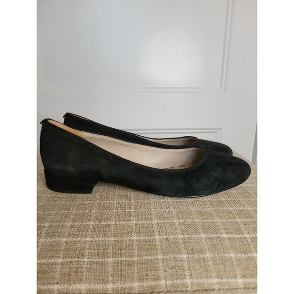 Boden Shoes - Boden Size 39 (9) Amelie Low Block Heel Black Suede Shoes